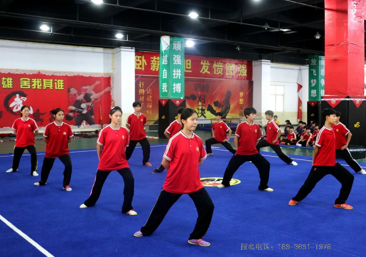 少林小龙武校举行太极拳教学成果展示活动