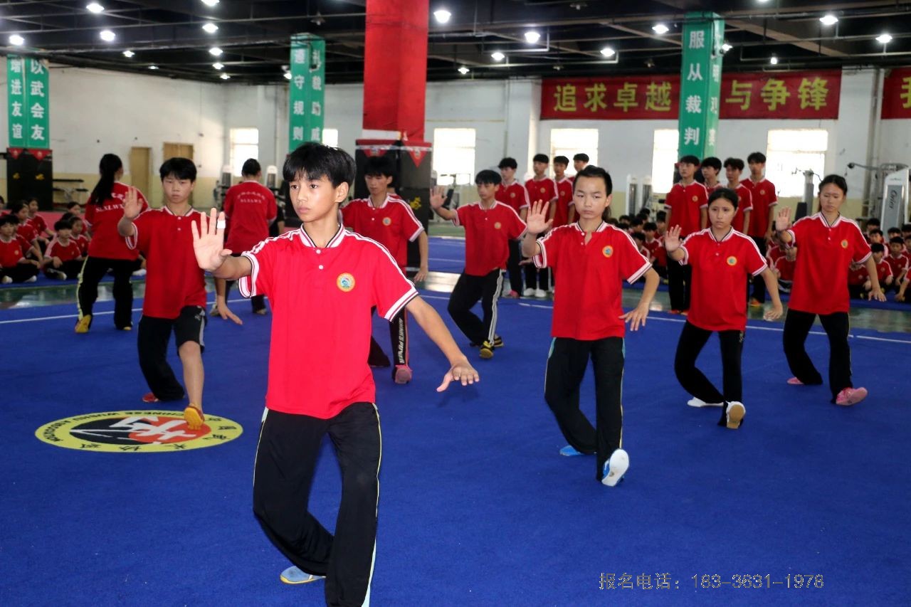少林小龙武校举行太极拳教学成果展示活动