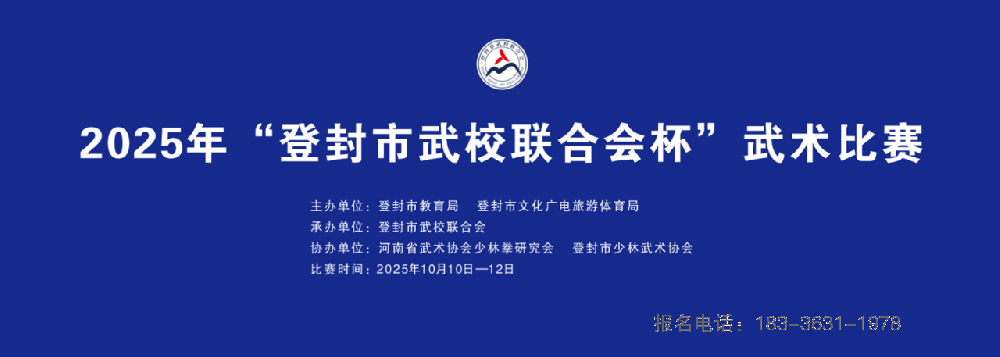 2025年“登封市武校联合会杯”武术比赛