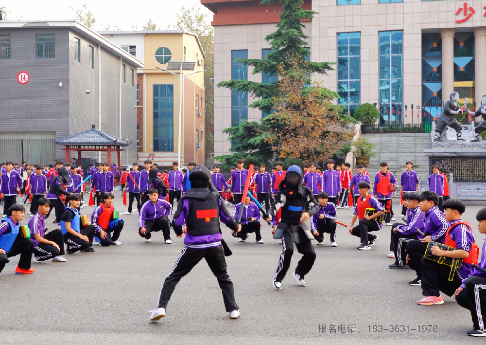 少林小龙武校影视艺术部 “红刃舞魂”开场节目燃情可期